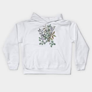 Minty Flora Kids Hoodie